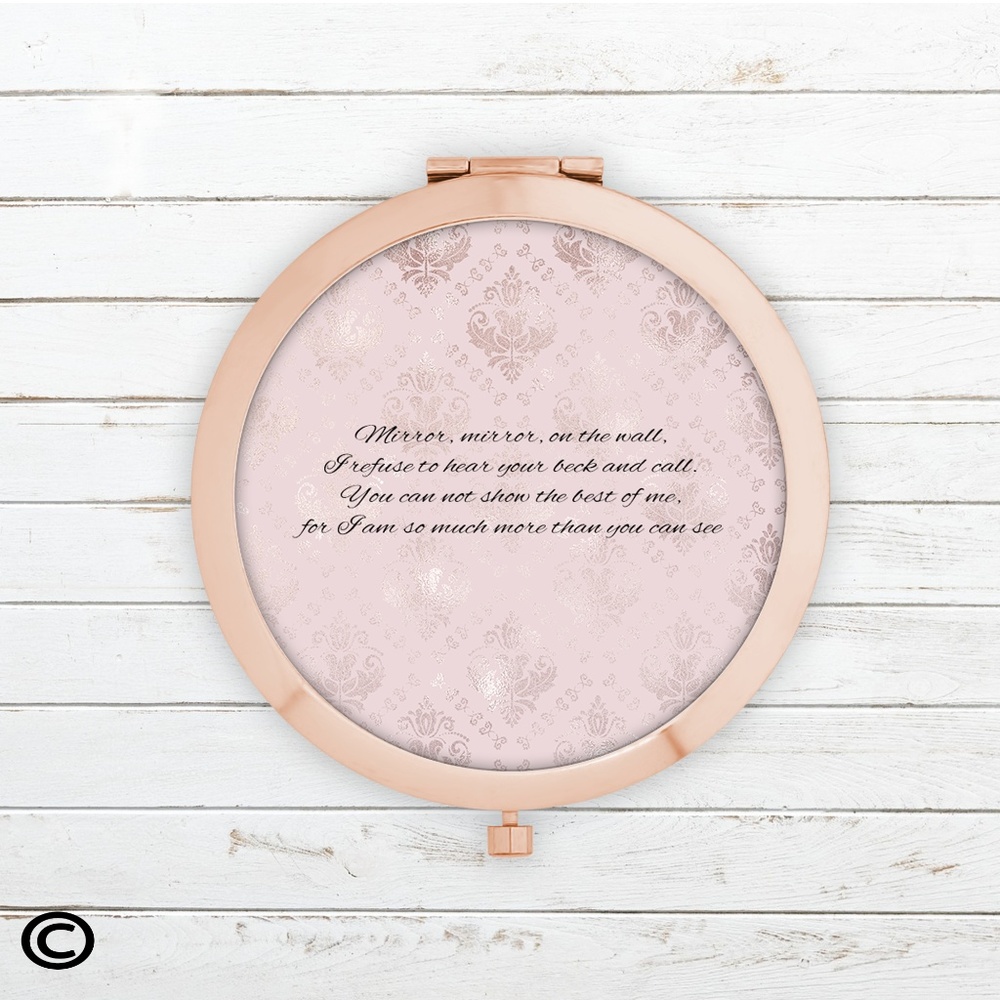 Funny Motivational Compact Mirrors